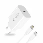 Tech-Protect Väggladdare NC20W 1-Port Lightning Kabel PD 20W