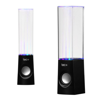 TECPLUS Högtalare Vattendans 3,5mm Anslutning Svart