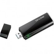 TP-LINK AC 1200 trådlös USB-adapter, Dual Band, 802.11b/g/n/ac, svart