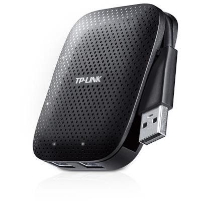 TP-Link UH400 - USB hubb med fyra USB 3.0-portar, svart