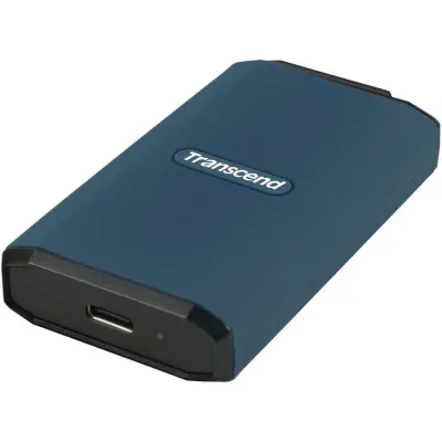 Transcend Portabel Mini SSD USB-C 2TB - Marinblå