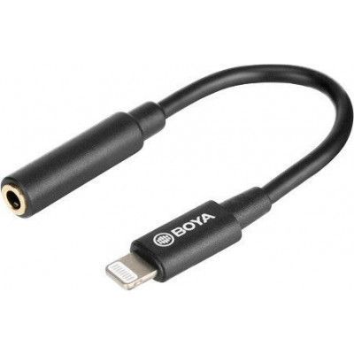 Trasig förpackning: Boya BY-K3 - Adapter 3,5mm till Lightning