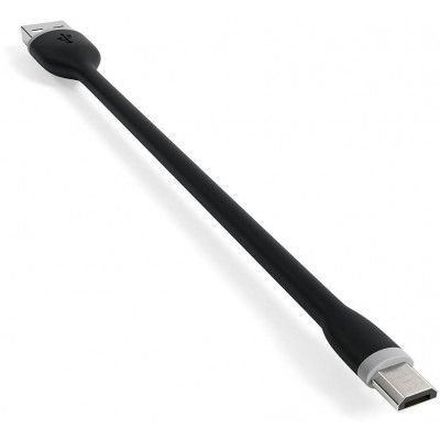 Trasig förpackning: Satechi Flexibel MicroUSB-kabel (15/25cm) - 15 cm Svart