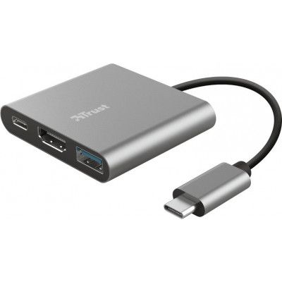 Trust Dalyx 3-in-1 Multiport USB-C Adapter
