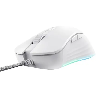 TRUST Gamingmus Ybar+ GXT 924 - Vit