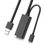 Ugreen Aktiv USB Förlängnings Kabel 10m - Svart