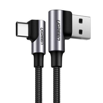 Ugreen Angle USB-C till USB-A kabel 0.5m - Grå
