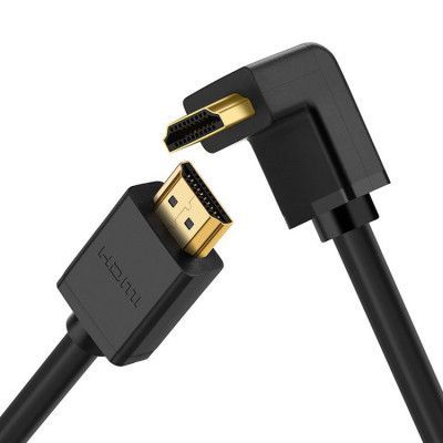 Ugreen Angled HDMI Kabel 90° 4K 1m - Svart