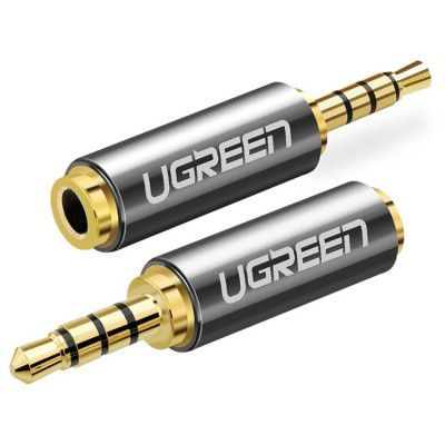 Ugreen Audio Adapter Jack 3.5mm Female Till Jack 2.5mm Male - Svart