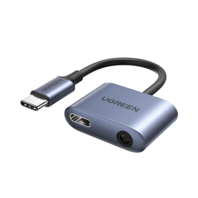 Ugreen Audio Adapter USB-C - Grå
