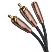 Ugreen Audio Kabel 3.5 mm Mini Jack 5m - Brun