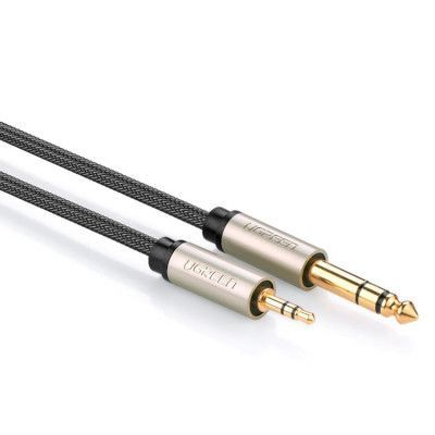 Ugreen AUX Kabel TRS Mini Jack 3.5mm 1m - Svart