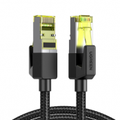 Ugreen Cat7 RJ45 Ethernet Kabel 1m 10Gbps - Svart