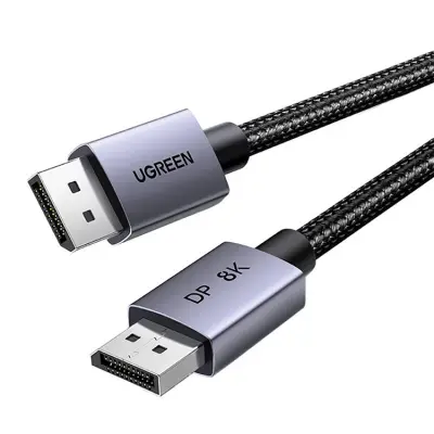 Ugreen DP120 DisplayPort 1.4 Kabel 1m - Svart