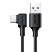 UGreen elbow USB-C Kabel snabb laddning 3.0 2 m Svart