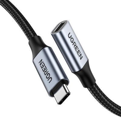 Ugreen Förlängning USB-C Hane Till USB-C Hona Kabel 1m - Grå