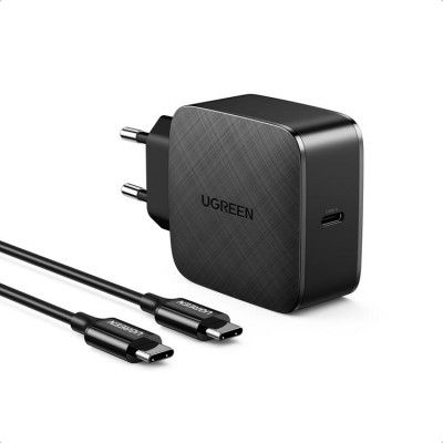Ugreen GaN Fast Väggladdare USB Type-C 65W - Svart