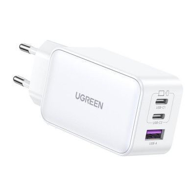 Ugreen GaN Väggladdare USB-/2x USB-C 65W Fast - Vit
