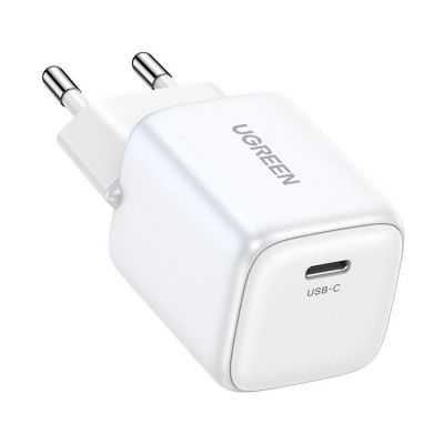Ugreen GaN Väggladdare USB-C 20W Nexode Mini - Vit