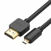 Ugreen HDMI micro HDMI Kabel 19 pin 2.0v 4K 60Hz 1,5m Svart