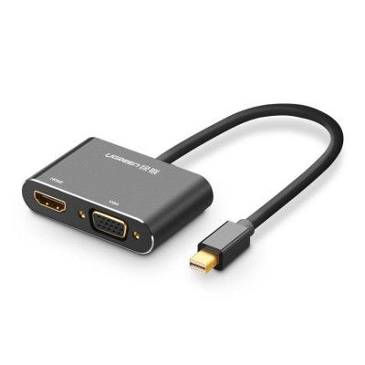 UGreen HDMI/VGA mini DisplayPort adapter Full HD 1080p Svart