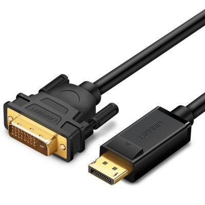 Ugreen Kabel DisplayPort DVI 2m - Svart
