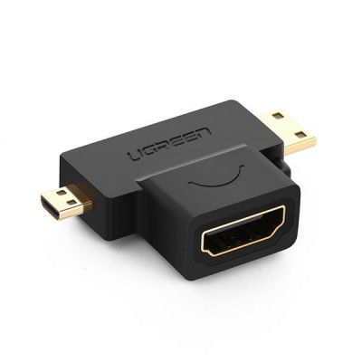 Ugreen Micro HDMI + Mini HDMI Adapter - Svart