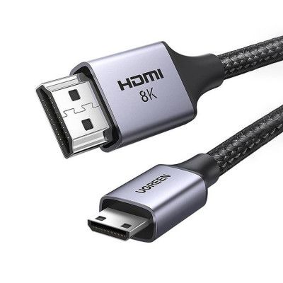Ugreen Mini HDMI 8K Kabel 2m HD163 - Grå