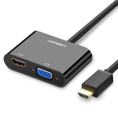 Ugreen Mini HDMI Till VGA - Svart