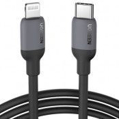 Ugreen Power USB-C Till Lightning Kabel 1 m - Svart