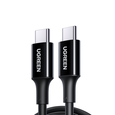 Ugreen US300 USB-C till USB-C kabel 480Mb/s 5A 1m - Svart