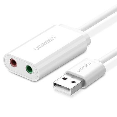 UGreen USB 2.0 3,5 mm mini jack External Sound Adapter Vit