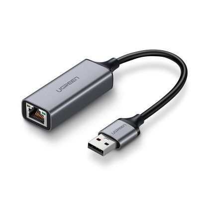 UGreen USB 3.2 Gen 1 1000 Mbps Gigabit Ethernet adapter Grå