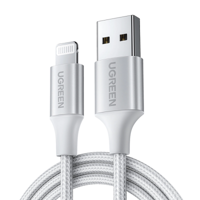 Ugreen USB-A Till Lightning 1.5m Kabel MFi - Silver