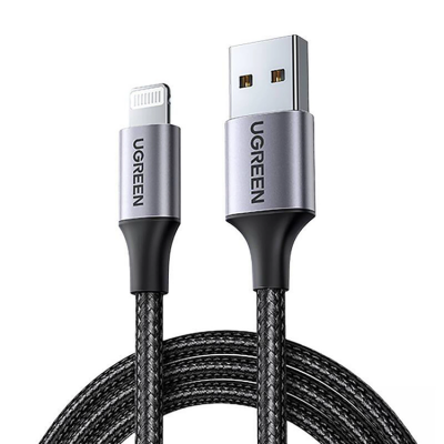 Ugreen USB-A Till Lightning 1.5m Kabel MFi - Svart