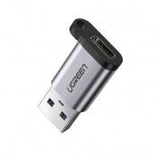 UGreen USB-C Hane till USB Hona Adapter - Grå