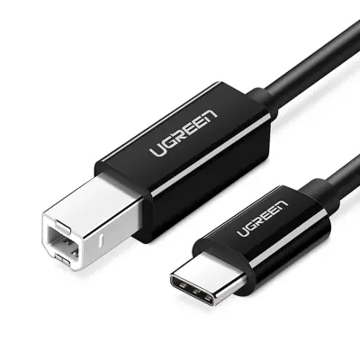 Ugreen USB-C till USB-B 1m Skrivarkabel - Svart