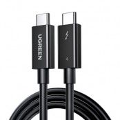 Ugreen USB-C till USB-C Kabel 100W 0.8m - Svart