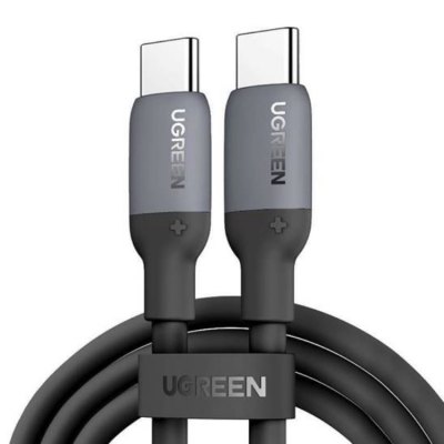 Ugreen USB-C till USB-C kabel Silikon 2m - Svart