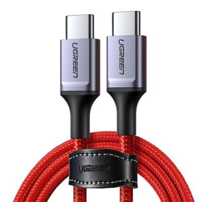 Ugreen USB-C till USB-C kabel 2.0 US294 3A 1m - Röd