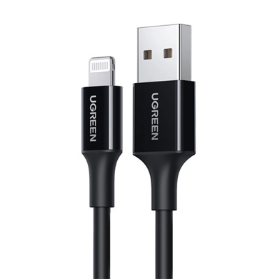 Ugreen USB Till Lightning 1m Kabel MFi 2.4A US155 - Svart