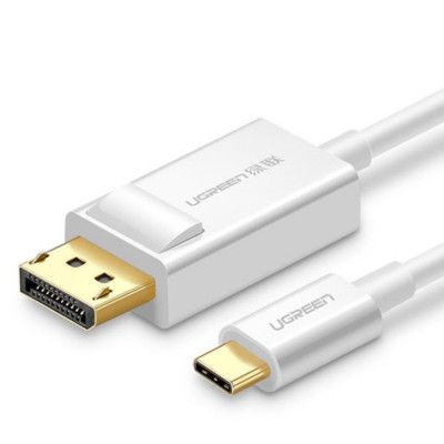 Ugreen USB-C Till Display Port Kabel 1.5m - Vit
