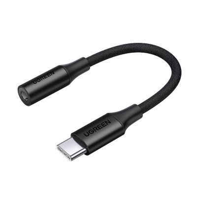 Ugreen USB-C Till Audio Adapter 10cm - Svart