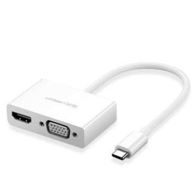 Ugreen USB-C HDMI Till VGA - Vit