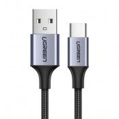UGreen USB-C Kabel snabb laddning 3.0 3A 0,5m Grå