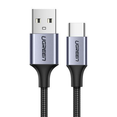 Ugreen USB-C till USB-A kabel Snabbladdning 0.5m 3A - Grå