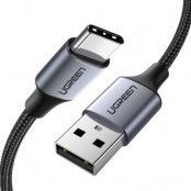 UGreen USB Type C Kabel snabb laddning 3.0 3A 2m Grå