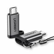 UGreen USB-C micro USB adapter Grå