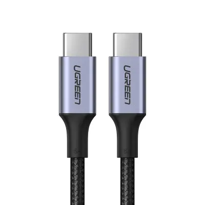 UGreen USB Type C - USB Type C Kabel 5 A 100 W 3.0 FCP 1 m Grå