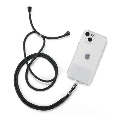 Universal Halsbandssnöre för Mobil - Svart